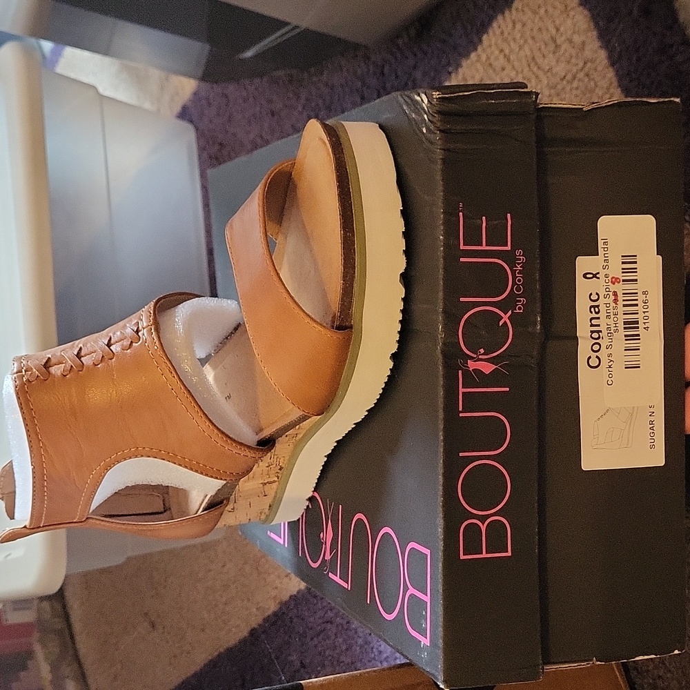 Sugar and Spice Sandals Corky SZ 8